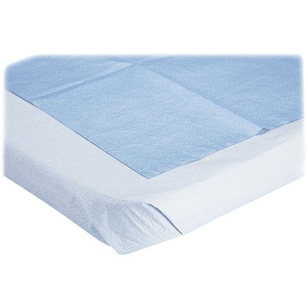 MEDLINE Stretcher Sheet, Disposable, 40"x72", 50/BX, Blue, PK50 MIINON24333